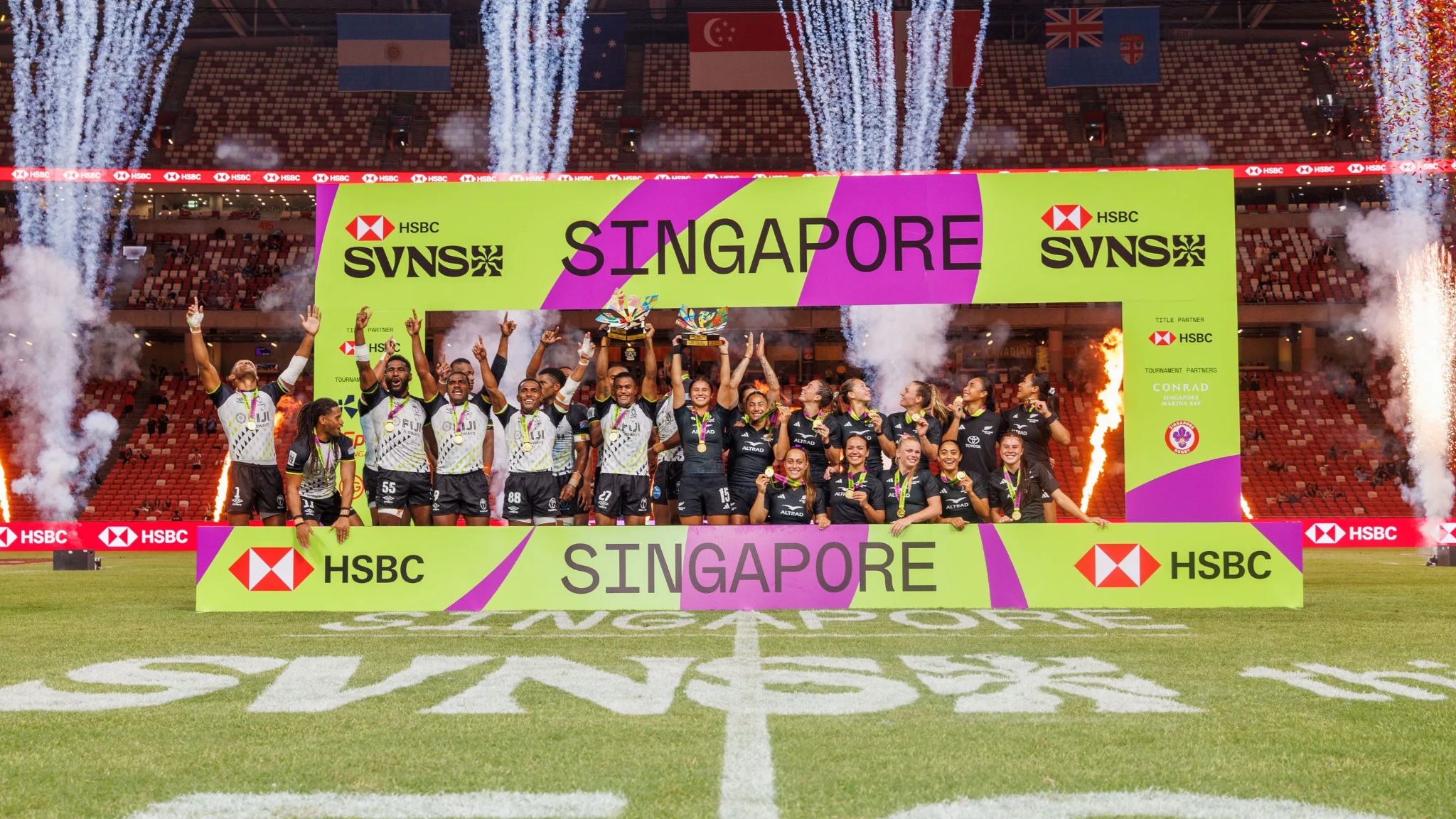 THE FAMILY SVNS CLOSES WITH FANS AND ATHLETES TREATED TO ENTHRALLING RUGBY AND VIBRANT FANFARE