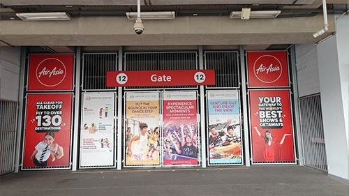 High profile permanent displays