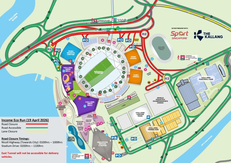 Income Eco Run 2026 - Travel Notification